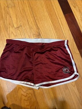 Pro Player Maroon Athletic Shorts with White Trim
